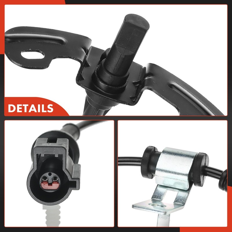 A-Premium ABS Wheel Speed Sensor Compatible with Ford E-150/E-250 E-150/E-350