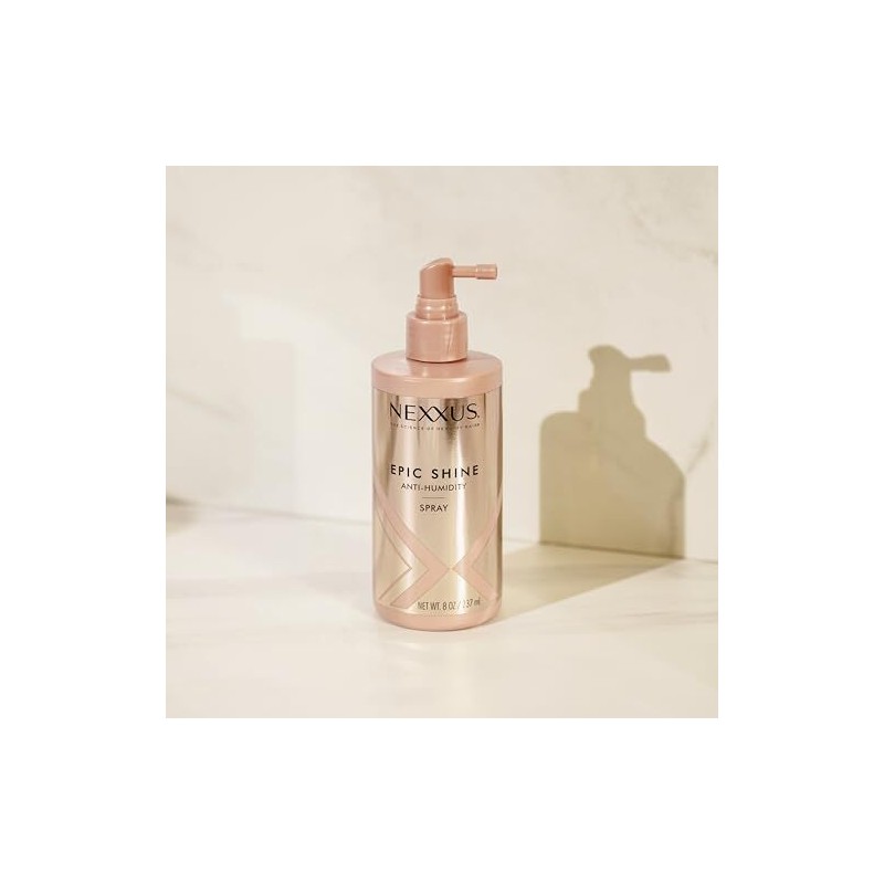 Nexxus 8oz Anti Humidity Epic Shine Spray with Heat Protection