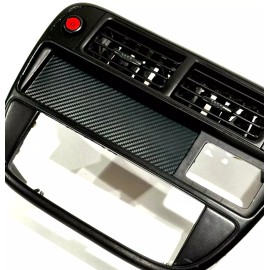 CBC Single Din DELETE abs CARBON FIBER TEXTURE Radio Stereo Delete Civic CRX Honda