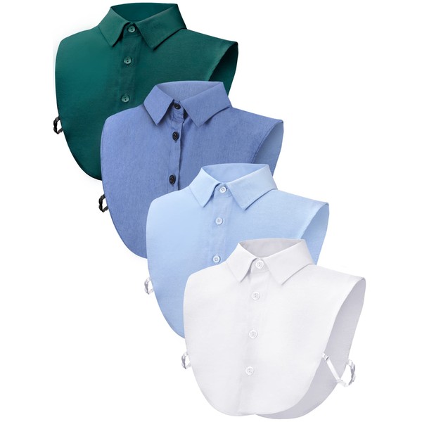 Syhood Fake Collar Detachable Dickey Collar Half Shirts Round Collar