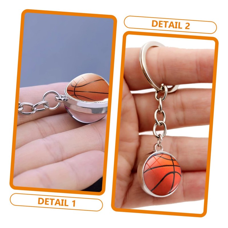 SUPVOX Sports Keychain for Everyday Use Basketball Baseball Hanging Ornament