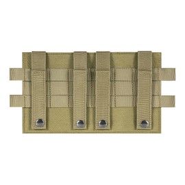 lonloke Tactical MOLLE to Loop Adapter Mounting Placard Platform,Portable and Detachable Tactical Accessories Rigid DIY Vest Backpack Front Panel (MC)