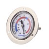 MEASUREMAN Vapor Capillary Flanged Panel Mount Refrigeration Thermometer, 2" Dial,
