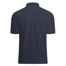 Alex Vando Mens Seamless Golf Shirt Moisture Wicking Quick-Dry Tailored Fit Polo Shirts,Black,L