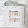 Ballet Core Rose Ribbon Nail Tips - Short Oval /