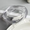 GIGB PBDK Chunky Transparent Acrylic Bracelet for Women Large Irregular