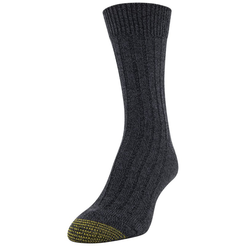 GOLDTOE Women's Weekend Socks, 3-Pairs, Black Assorted, Shoe Size: 6-9