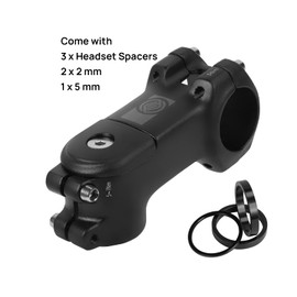 FIFTY-FIFTY Bike Stem with 31.8mm Bar Clamp, 7 Degree Aluminum Alloy Bicycle Handlebar Stem for 1-1/8" Steer Tube, Suitable for Mountain, Road, E-MTB (70mm)