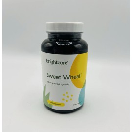 Brightcore Sweet Wheat -Wheat Grass Juice Powder-180 Capsules- Supplement
