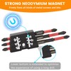 Upgrade Magnetic Bit Holder with 6 Magnetic Holes for Secure