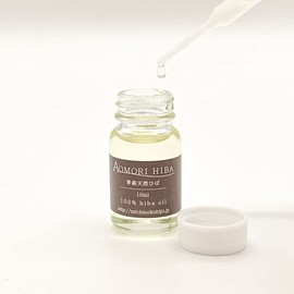 Michioku Beauty Essential Oil from Aomori Prefecture, Natural Hiba Oil, 0.3 fl oz (10 ml), Includes Dropper