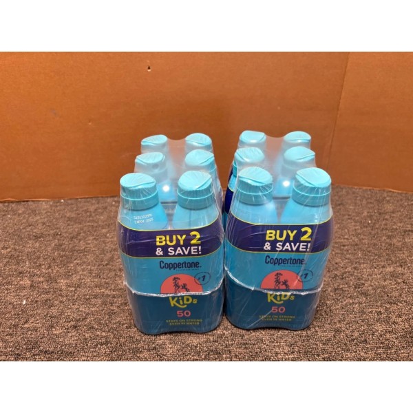 Coppertone 6 packs of 2 Coppertone Kids Sunscreen Spray, SPF