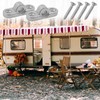 4Pcs Silver Awning Eyelets Wall Eyelets, 304 Stainless Steel Awning