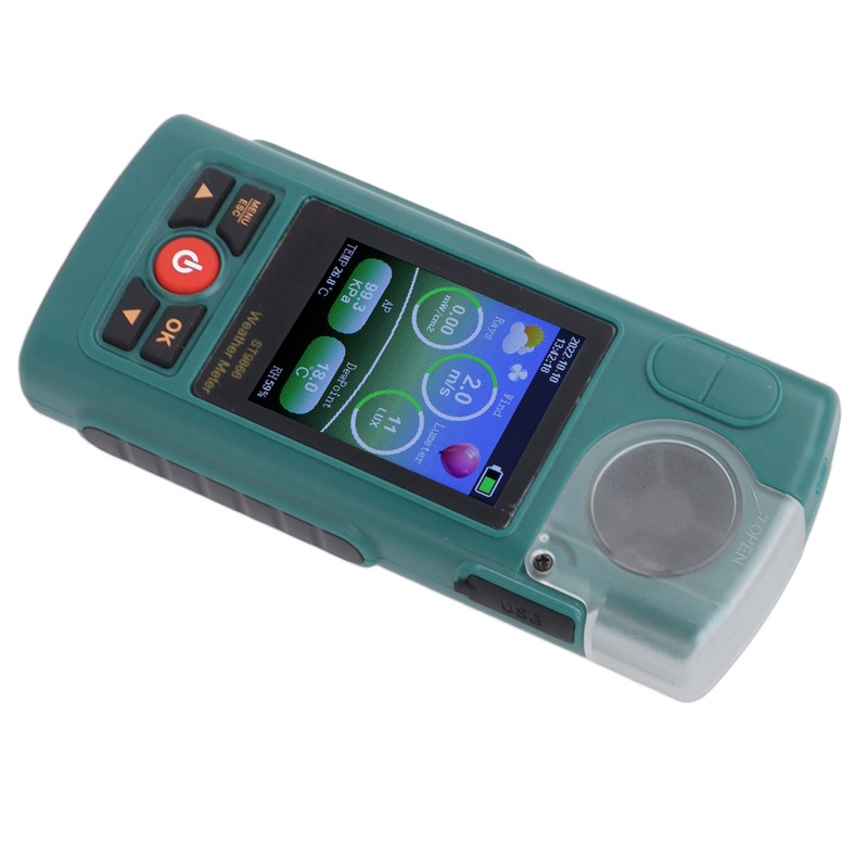 Weather Meter Handheld Air Flow Velocity Tester Digital Wind Speed