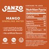 Sanzo Flavored Sparkling Water - Mango Soda Seltzer - Low