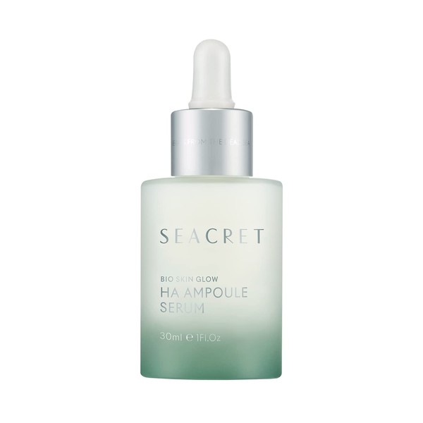 SEACRET Face Serum - Bio Skin Glow Hyaluronic Acid Serum for Face, Ampoule, 1 Fl.Oz 30ml.
