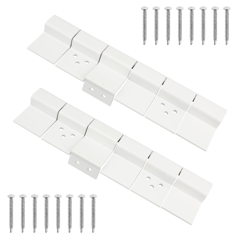 Trailer Rv Door Hinges Replacement Parts 198295 Hinge Assembly (White)