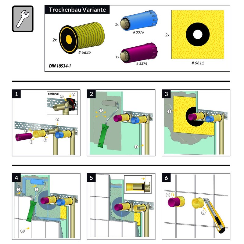 Haas OHA Dichtfix Sealing Sleeve 1/2 Inch