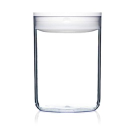Click Clack Pantry Canister, 2.4-Quart, White Lid