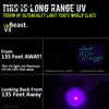 uvBeast V3 385-395nm Black Light UV Flashlight - High Power