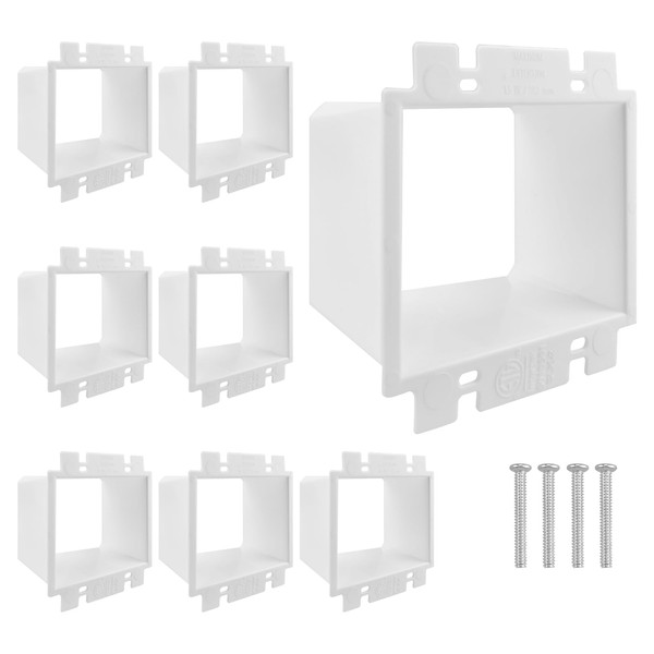 Aifeier ET 8Pcs BE2 Electrical Box Extender, 2-Gang Outlet Box