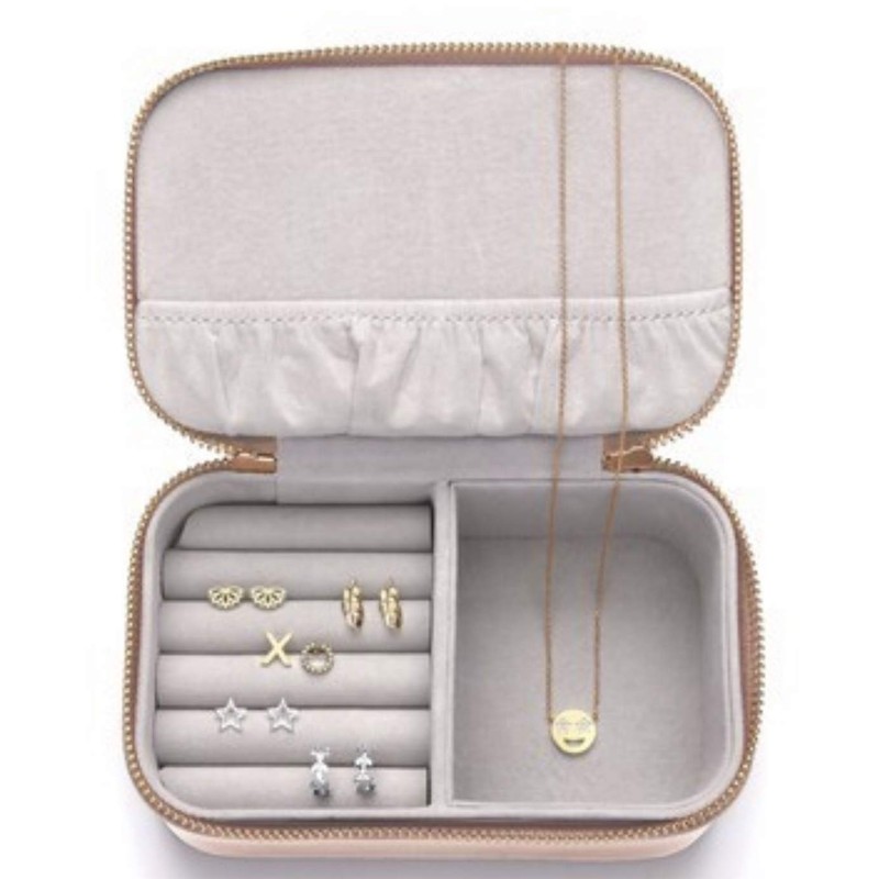 Estella Bartlett Faux Leather Mini Jewellery Box (Pink)