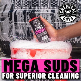 Chemical Guys Mr. Pink Foaming Car Wash Soap, High-Suds pH-Balanced Car Shampoo, Safe for Wax & Sealants, Works with Foam Cannons & Bucket Wash, Safe on All Paint Finishes, 64 oz, Candy Scent