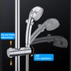Shower Head Holder, Shower Head Holder for Sliding Bar, Adjustable