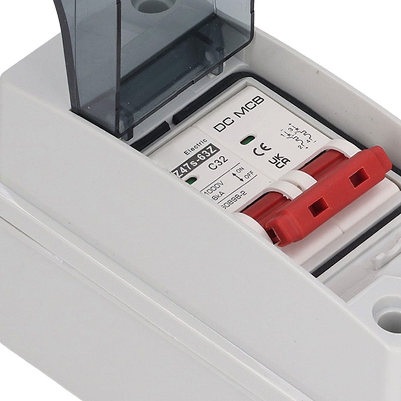 DC Miniature Circuit Breaker, 32Amp Waterproof Mini Distribution Box, 2P