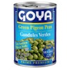 Goya Green Pigeon Peas Low Sodium, 15 oz, 2-Pack