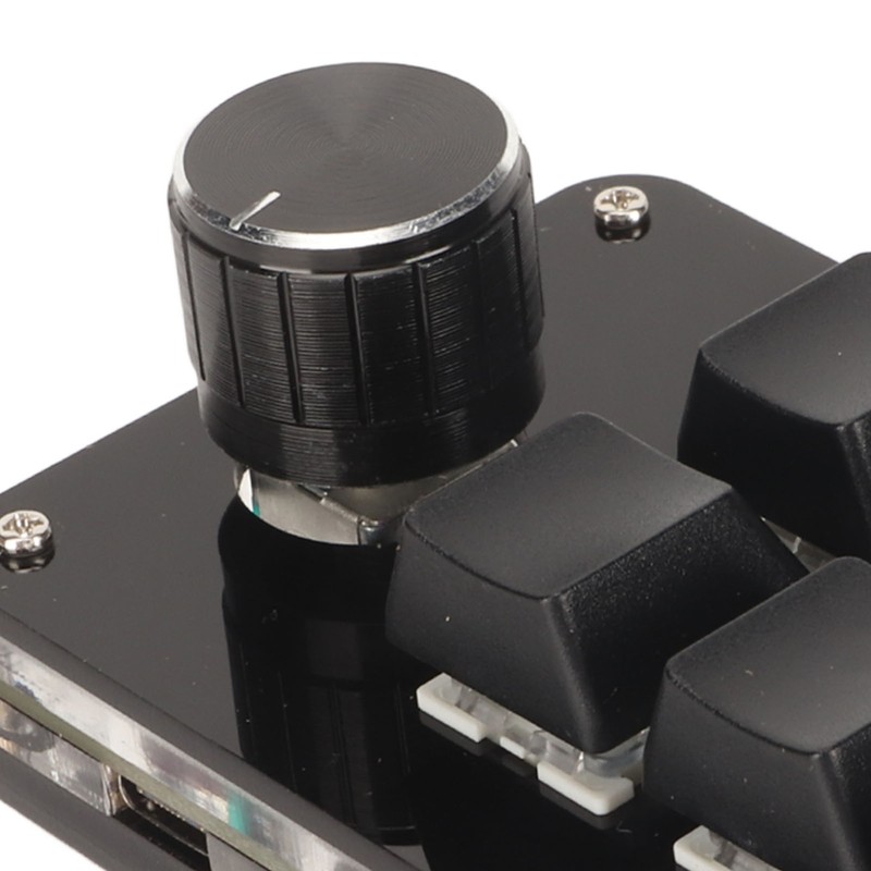 6 Key Mini Keypad with Knob RGB Light Blue Switch