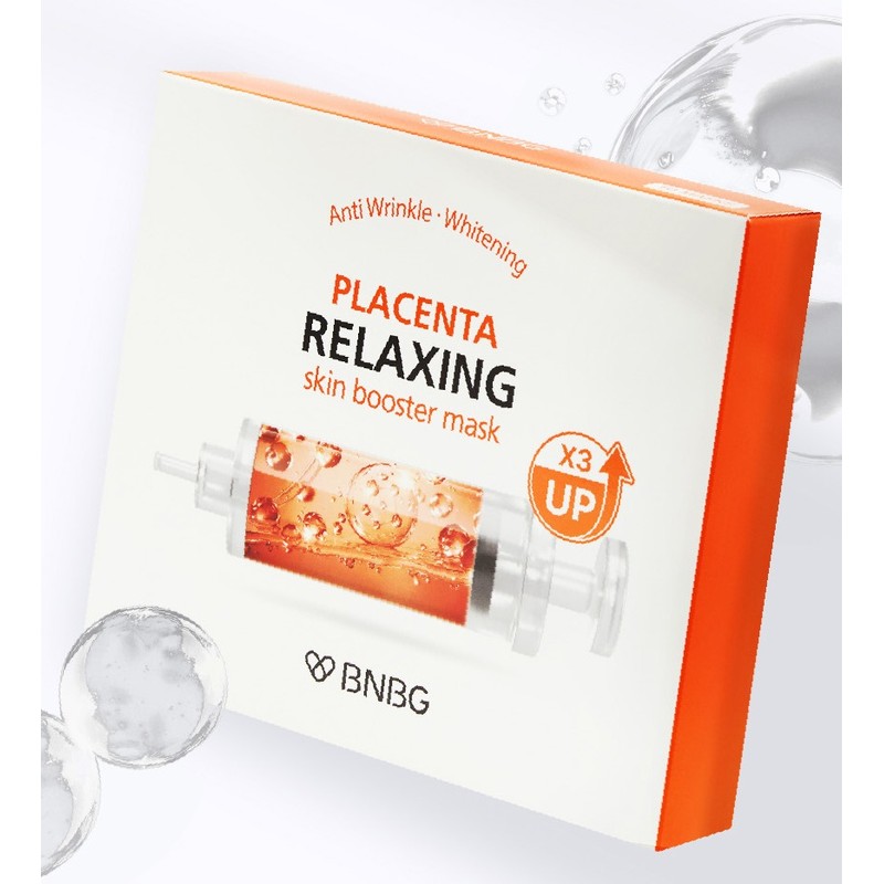 비앤비지 스킨부스터 플라센타 릴렉싱 마스크팩, 1개입, 30개 B&BG Skin Booster