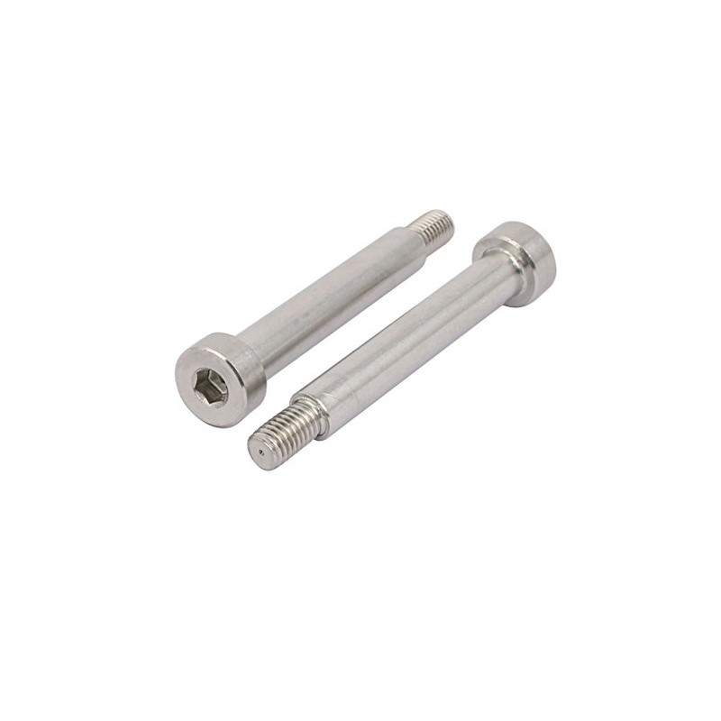 sourcing map 304 Stainless Steel Hexagonal Shoulder Bolts 10 mm