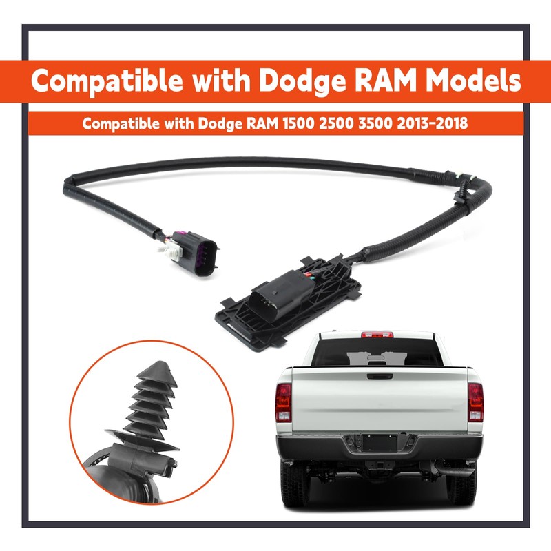 Mhrxusd 68096415AD Tailgate Wiring Harness Compatible with Dodge RAM 1500