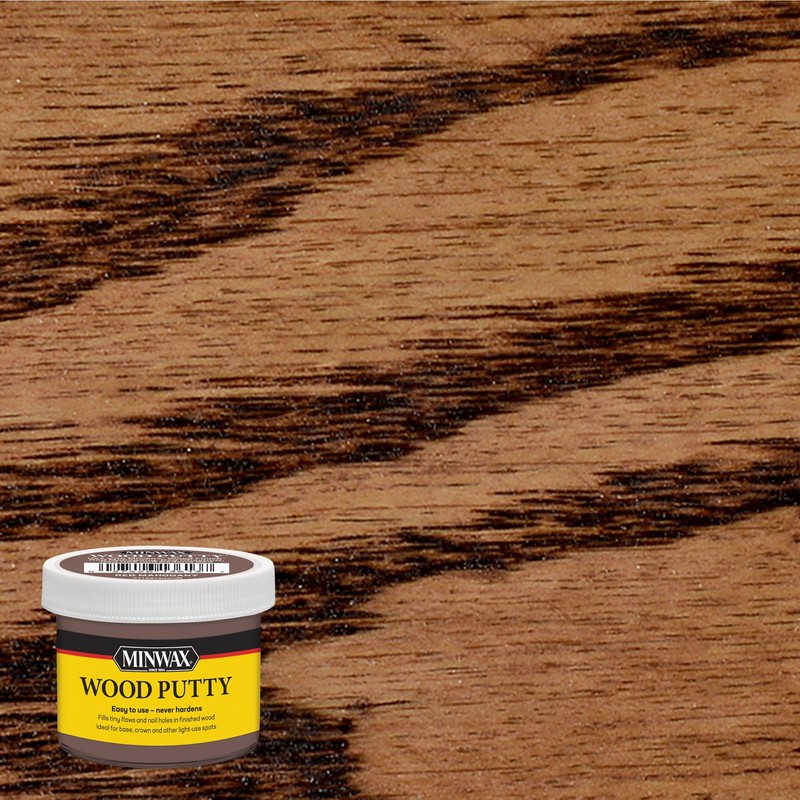 Minwax Wood Putty, Red Mahogany, 3.75 oz.