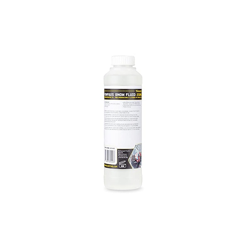 beamz 2x Snow Fluid Concentrated Makes 10L Bottle Christmas Party