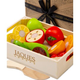Jaques of London Pretend Play Food Fruit | Perfect Wooden Play Food Sets for Children | Wooden Toys for 2 3 4 Year Olds