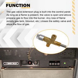 Gas Valve Extension Plug 622746001 for Norcold refrigerator 3163, N260, N300, N400 and N500