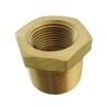1/4" x 1/8" NPT Reducer Adapter Brass Hex Bushing, Reducing