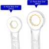 10 Pcs Mini Wrench Set Metric, 4mm-11mm Open End and