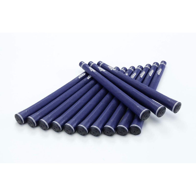 elitegrips MX55 Golf Grips, Set of 13, Navy, No Backline