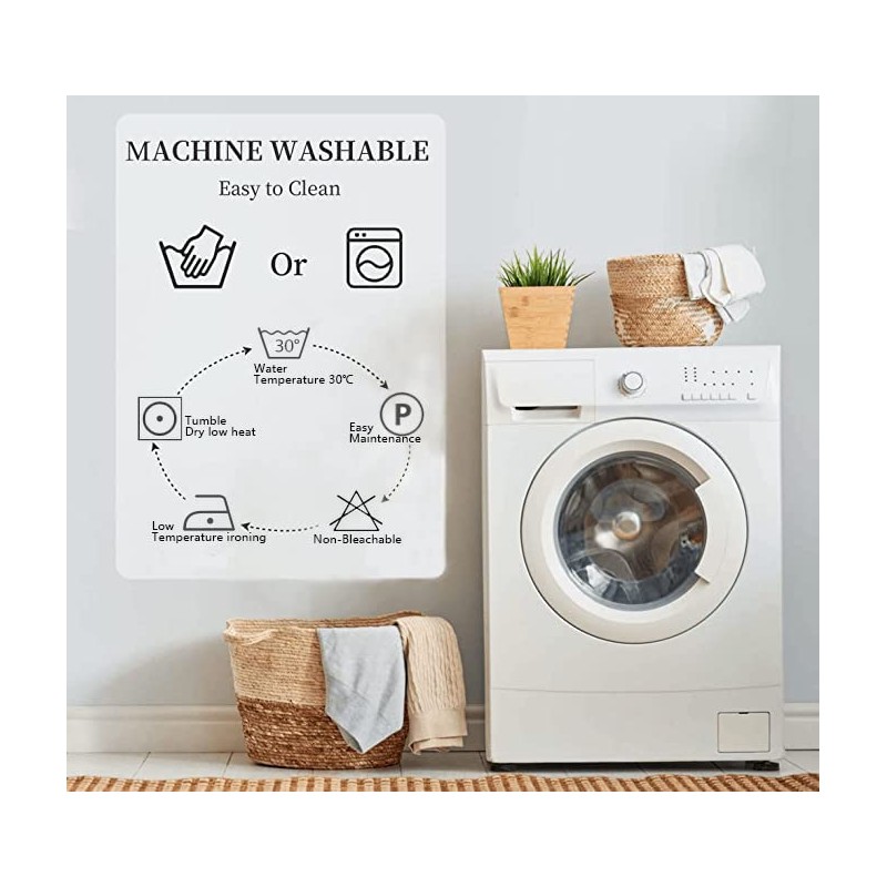 Mateju Tablecloth Washable Rectangular 90 x 140 cm, Outdoor Lotus