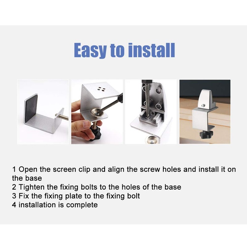 spier Desk Divider Clamp, Table Divider Clip Table Divider Clamp