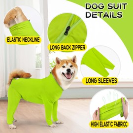 Parderry Dog Onesie After Surgery Recovery Suit for Small Miedium Large Female Male Neuter Dogs Pet Surgical Anxiety Body Suits Claming Pajamas