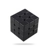 Blank Speed Cube 3X3X3，Stickless Cube， Easy Smooth Turning Professional 3X3X3