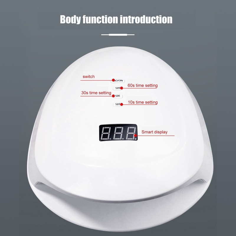Nail Polish Dryer 56W Quick Curing UV Led Nail Lamp