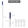 Telescopic Flag Pole, 2 Pcs 2 m Stainless Steel Handheld