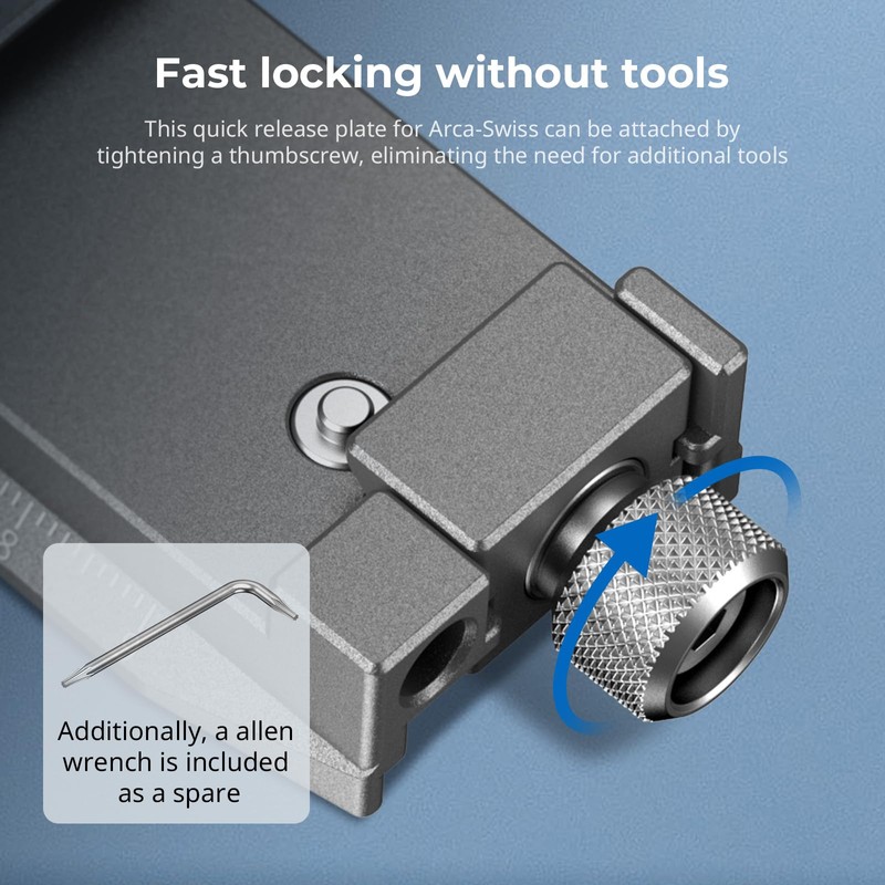 SmallRig DJI RS 4 Mini Gimbal Quick Release Plate Adapter
