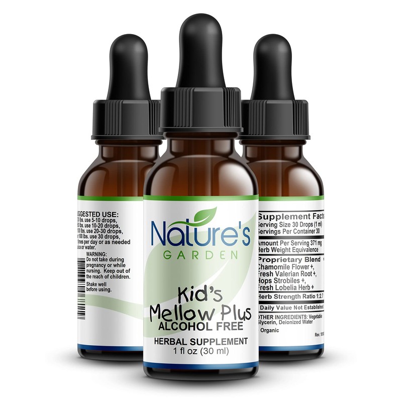 Nature's Garden - Kid's Mellow Plus - 1 oz Liquid