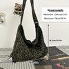 X SIM FITNESSX Leopard Shoulder Bag Shopper Shoulder Bag Macchiato